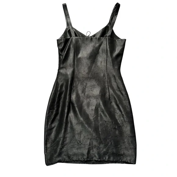 🦇Vintage Y2K Halloween Gothic Paris Laceup Dress🦇 - Picture 10 of 16